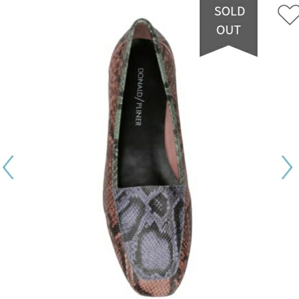Donald J. Pliner Deedee Snake Print Loafer Size 5 - Picture 4 of 9